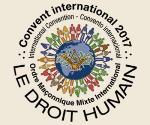 sello del XV Convento Internacional de Le Droit Humain